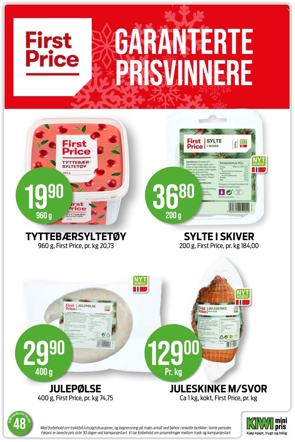 KIWI kundeavis - Fra mandag 24. november 2025 (2025-11-24 - 2025-11-30)