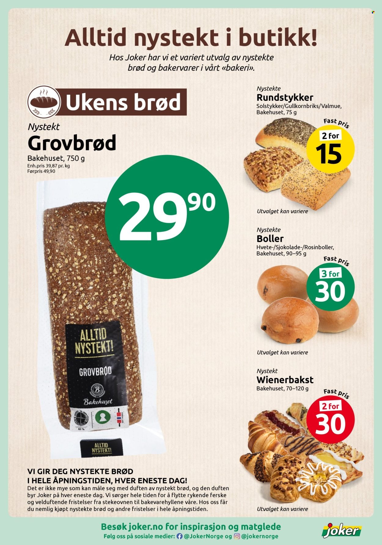 JOKER kundeavis - Fra søndag 4. oktober 2026