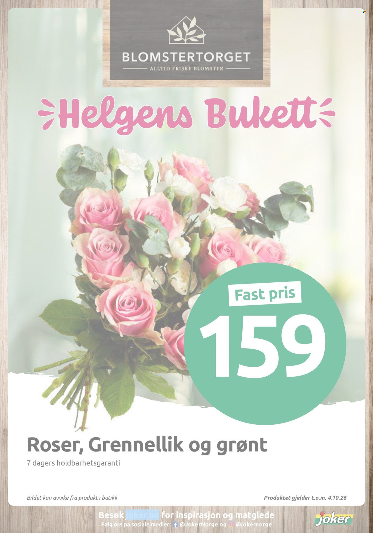 JOKER kundeavis - Fra mandag 28. september 2026
