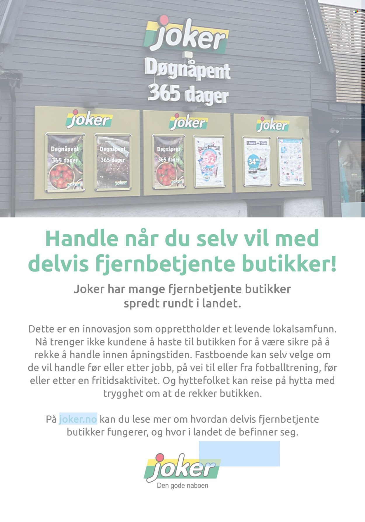 JOKER kundeavis - Fra mandag 28. september 2026
