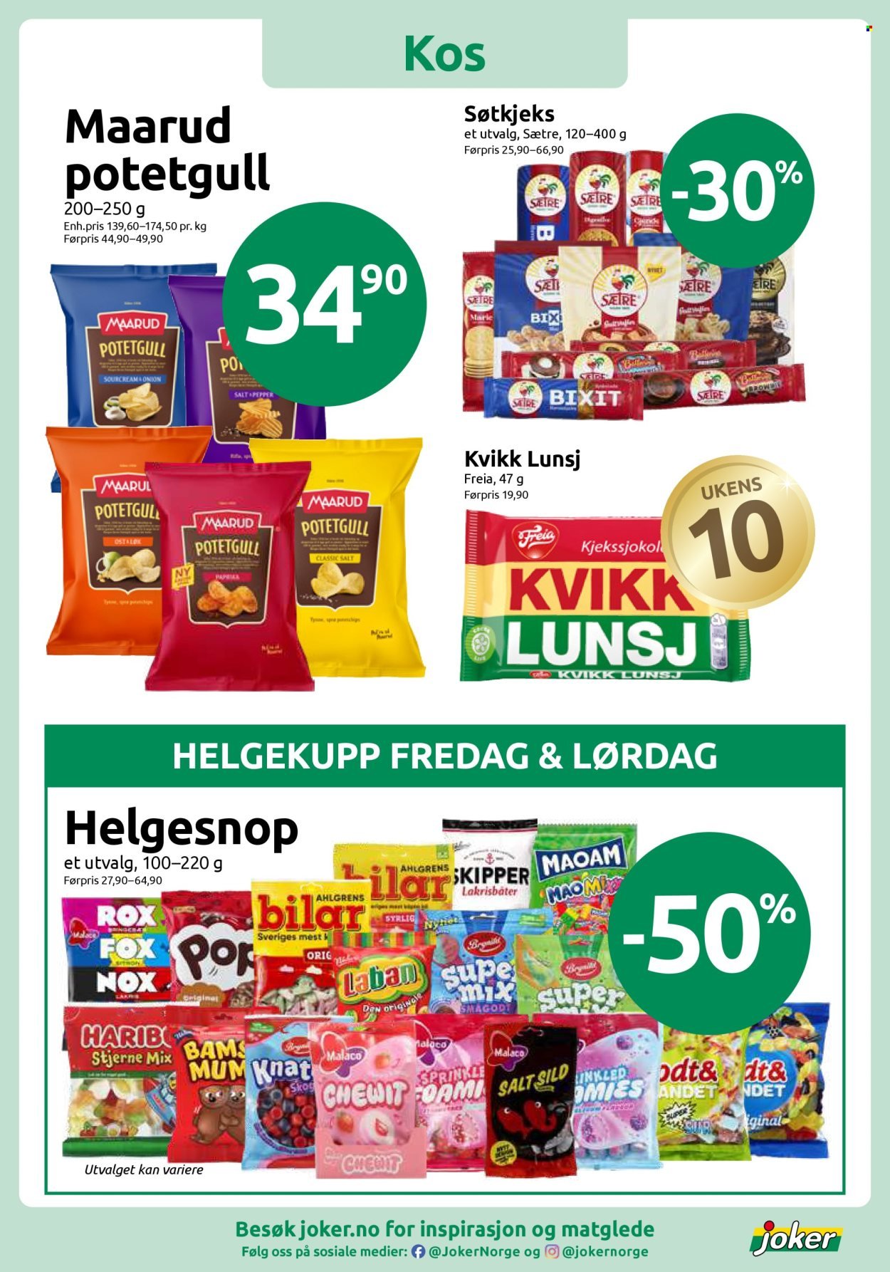 JOKER kundeavis - Fra mandag 28. september 2026