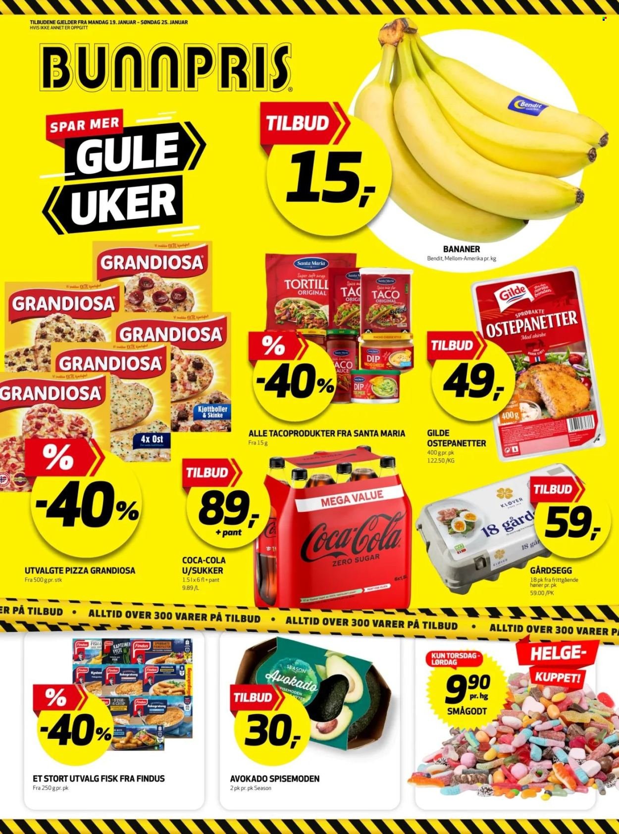 BUNNPRIS kundeavis - Uke 4 (2026-01-19 - 2026-01-25)