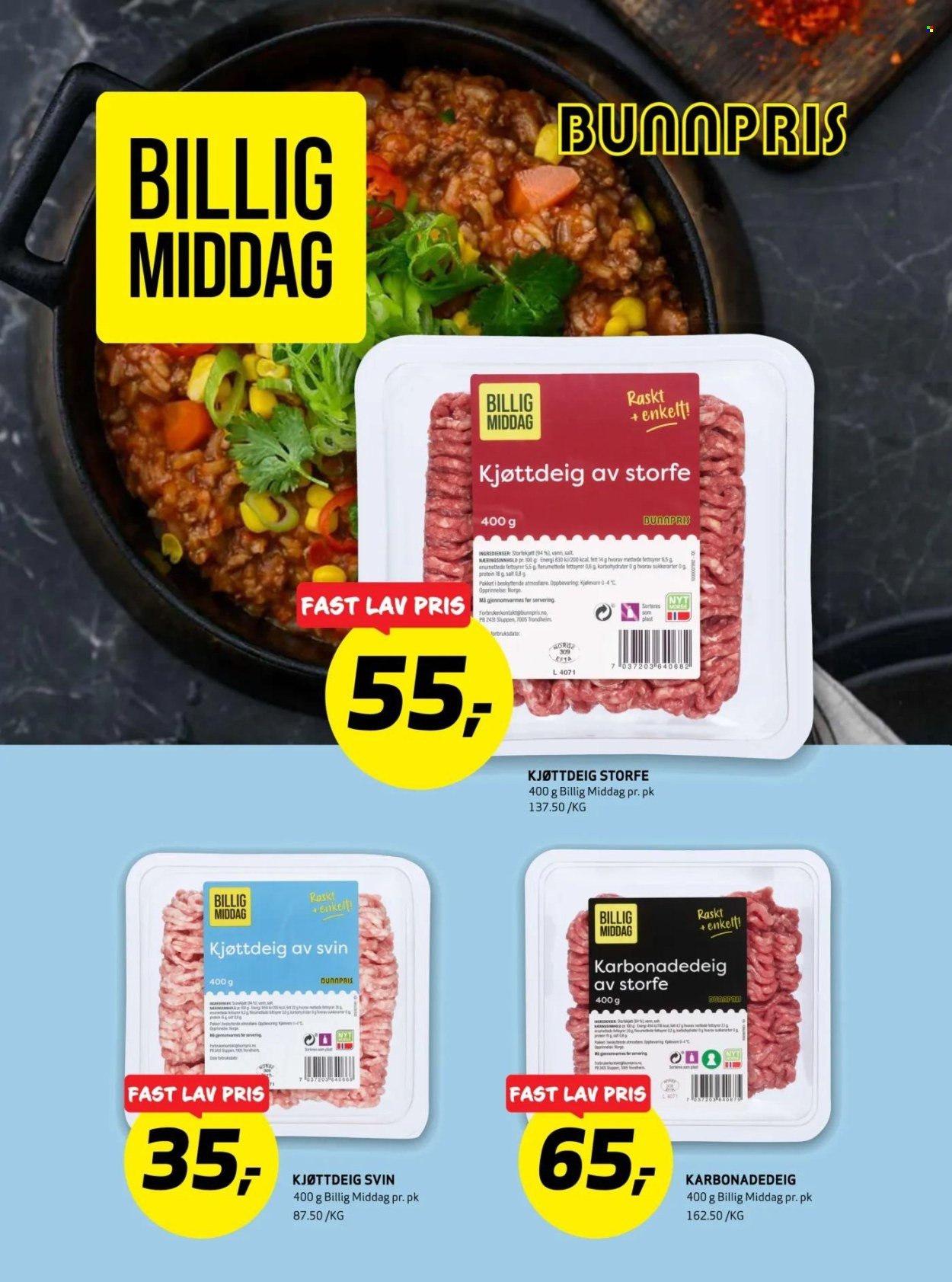 BUNNPRIS kundeavis - Uke 4 (2026-01-19 - 2026-01-25)