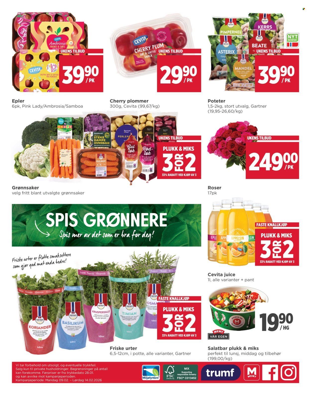 MENY kundeavis - Fra mandag 9. februar 2026 (2026-02-09 - 2026-02-14)