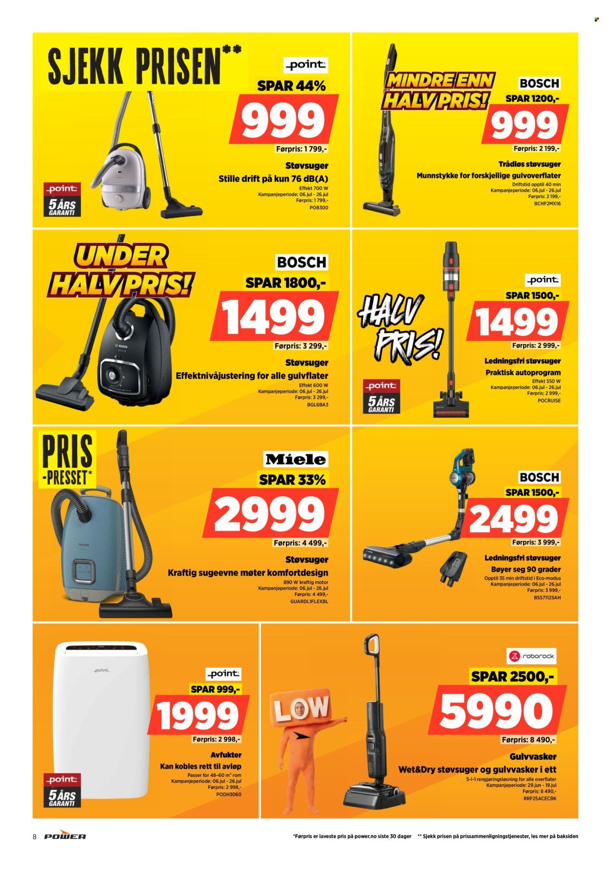 POWER kundeavis - Fra mandag 13. juli 2026
