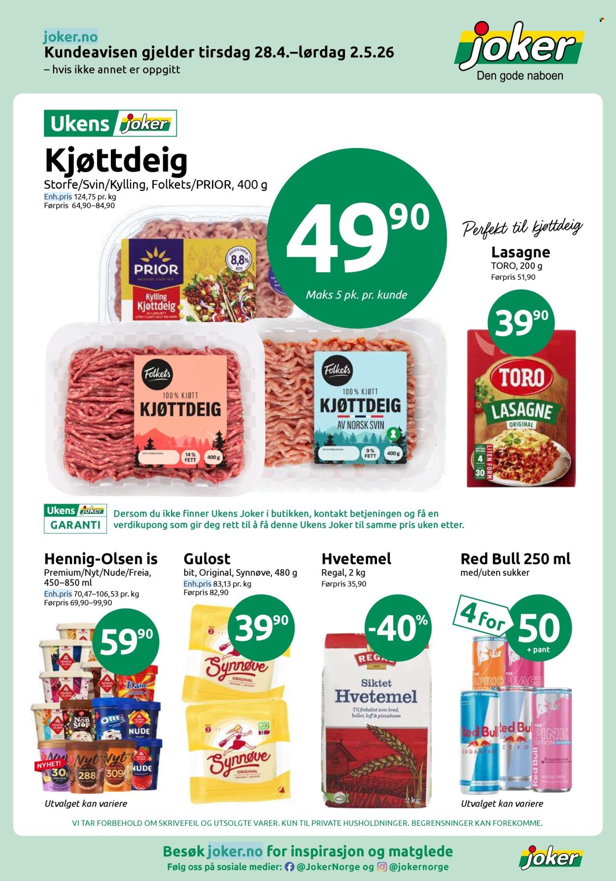 JOKER kundeavis - Fra tirsdag 28. april 2026 (2026-04-28 - 2026-05-02)