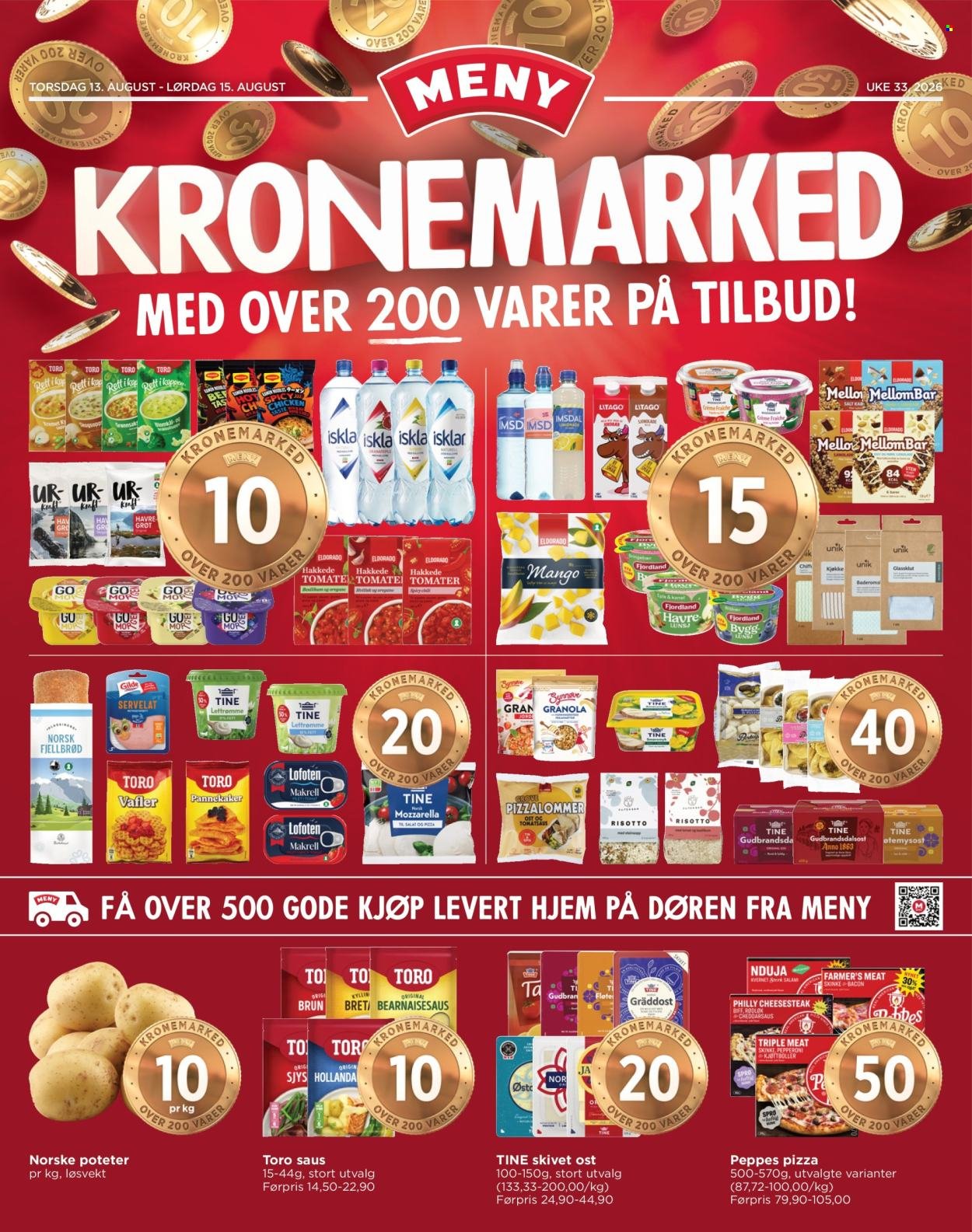 MENY kundeavis - Fra torsdag 13. august 2026