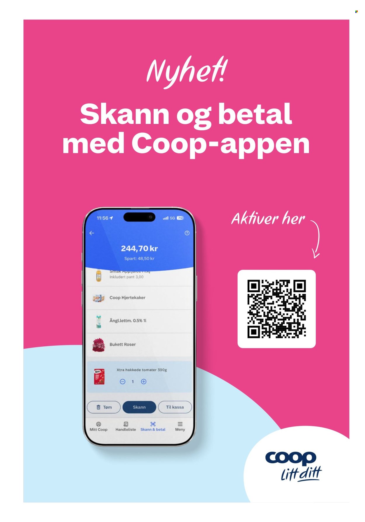 COOP OBS kundeavis - Fra søndag 24. mai 2026