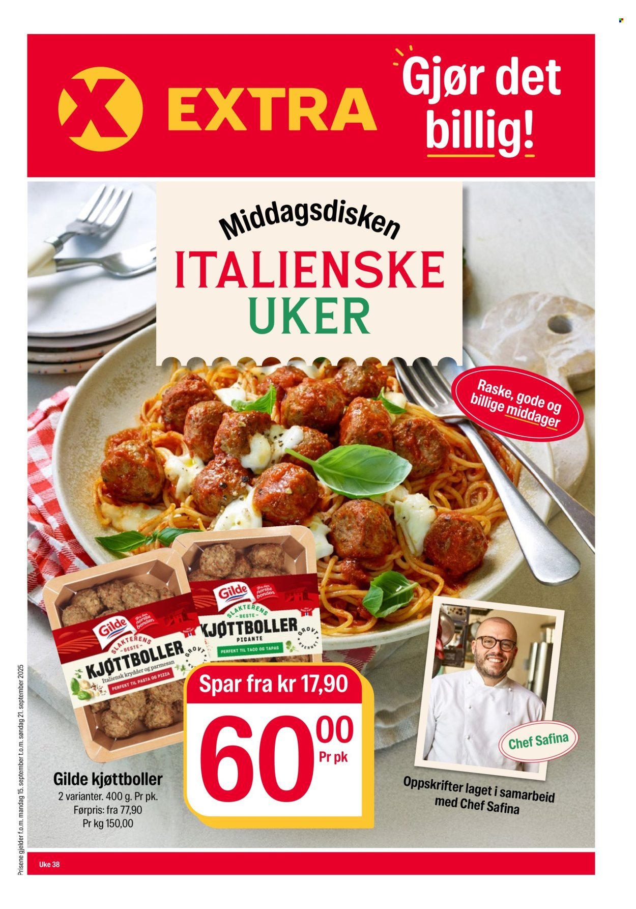 COOP EXTRA kundeavis - Uke 38 (2025-09-15 - 2025-09-21)