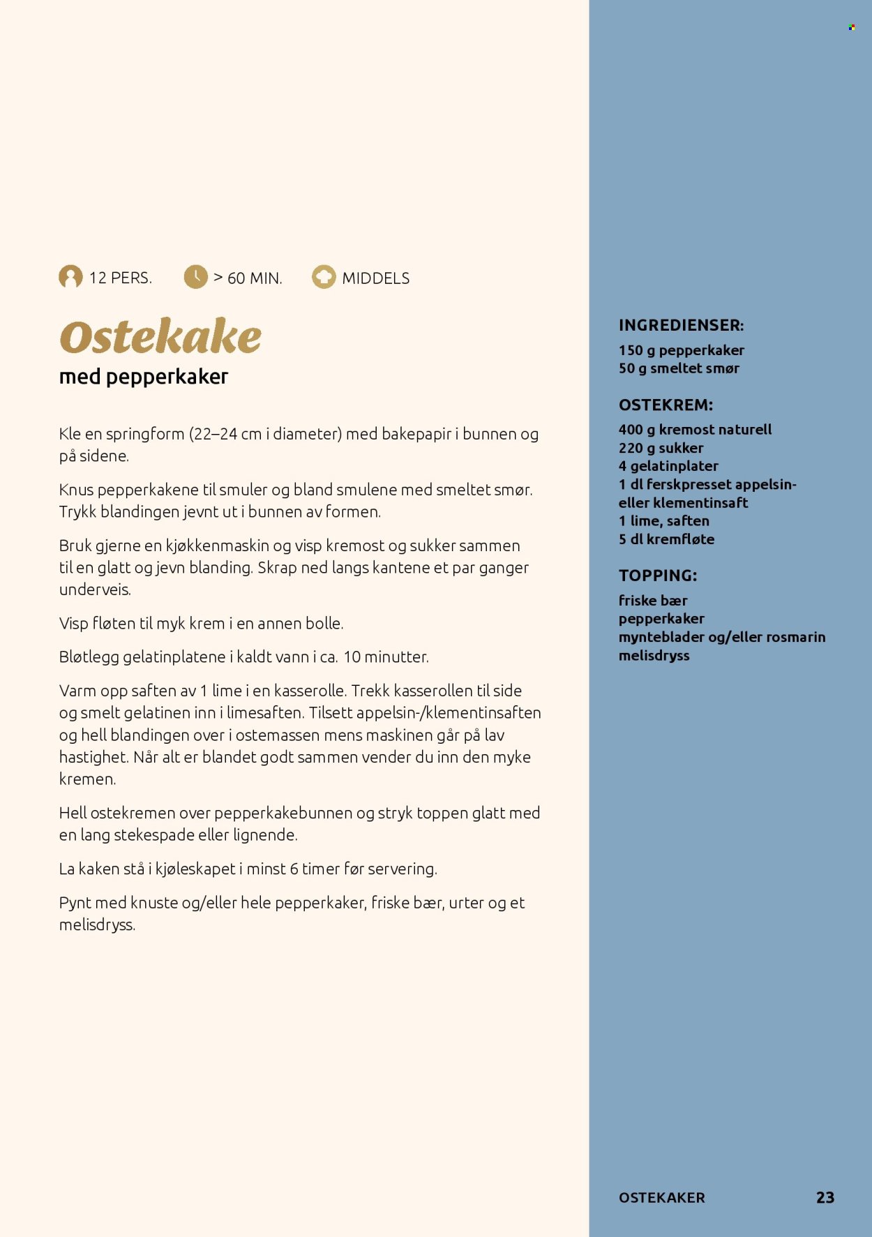 JOKER kundeavis - Bake kake søte (2025-11-03)