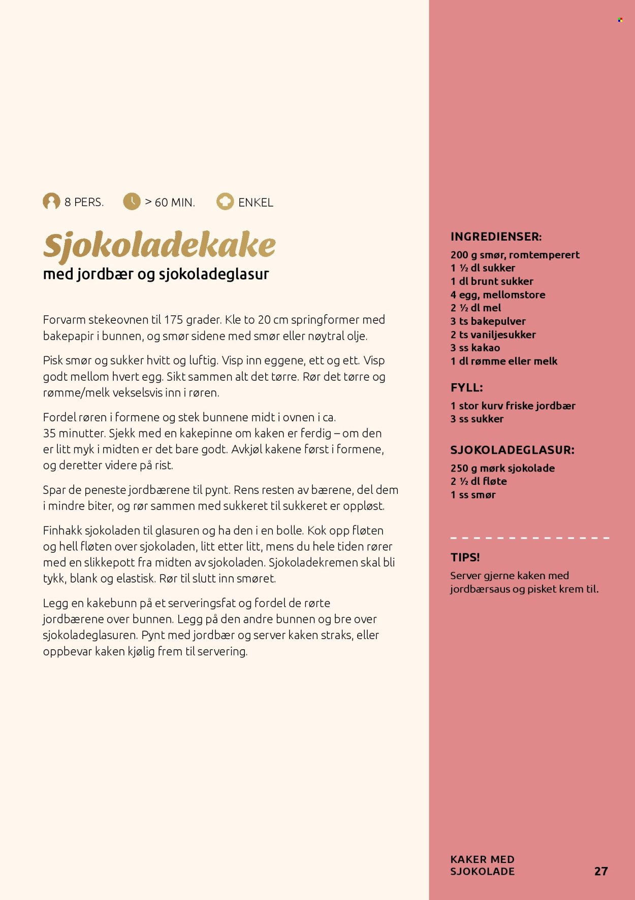 JOKER kundeavis - Bake kake søte (2025-11-03)