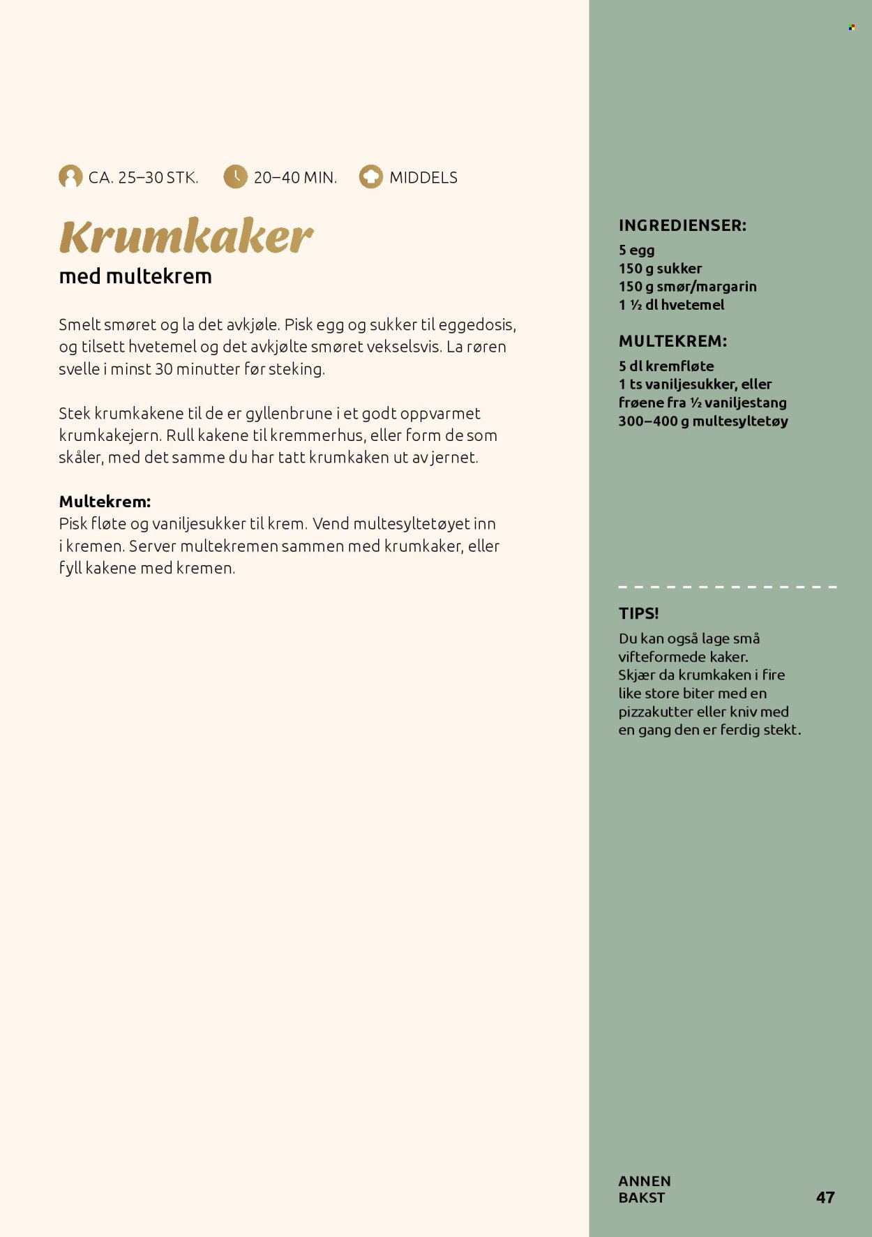 JOKER kundeavis - Bake kake søte (2025-11-03)