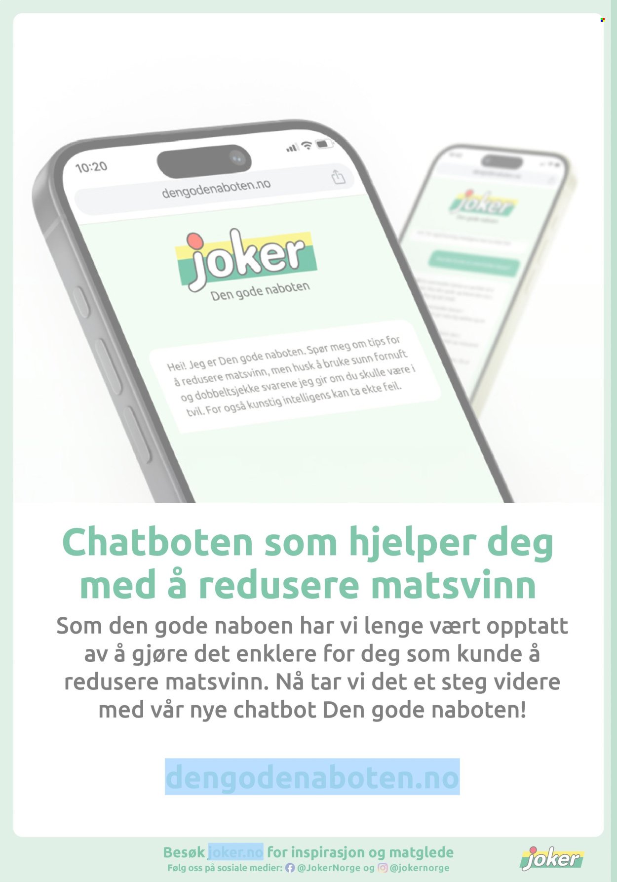 JOKER kundeavis - Fra mandag 12. oktober 2026