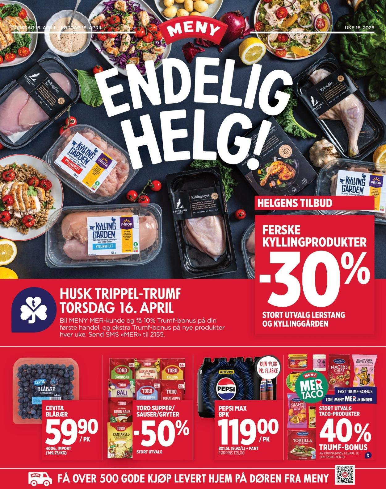 MENY kundeavis - Fra torsdag 16. april 2026 (2026-04-16 - 2026-04-18)