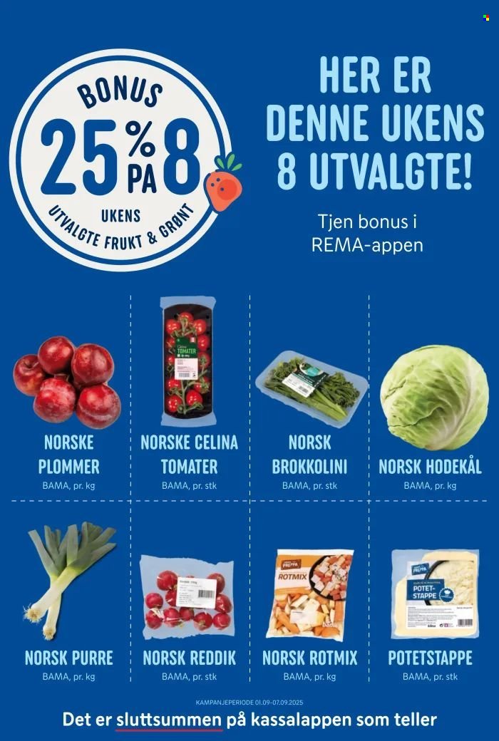 REMA 1000 kundeavis - Uke 36 (2025-09-01 - 2025-09-07)