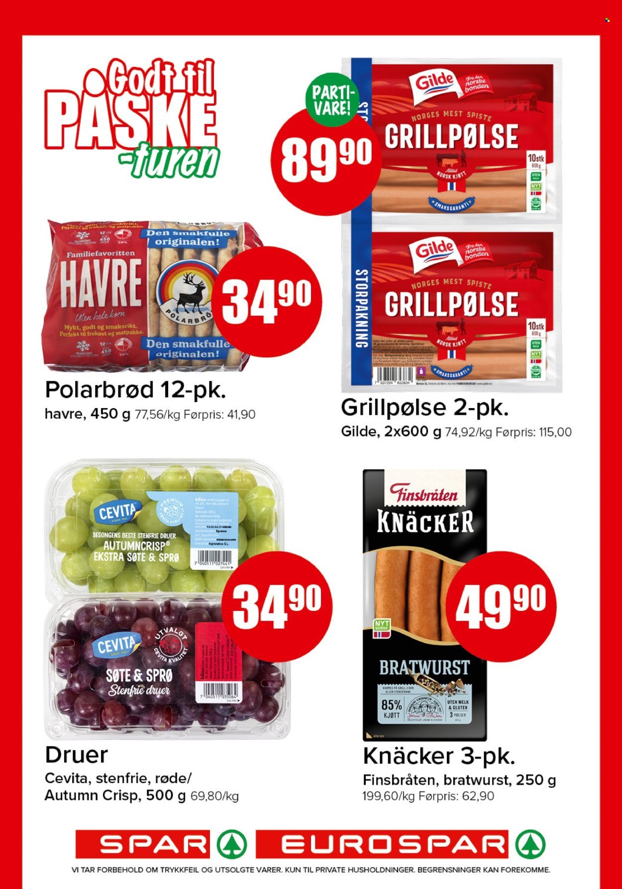 SPAR kundeavis - SPAR, EUROSPAR (2026-03-23 - 2026-03-29)