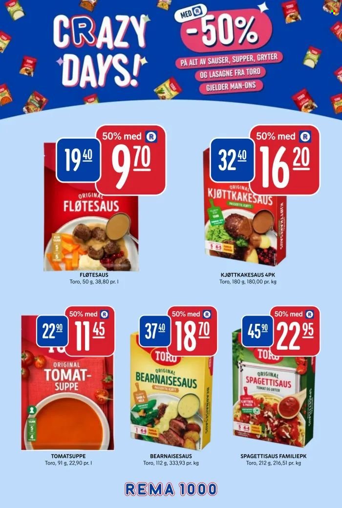REMA 1000 kundeavis - Crazy Days (2026-02-09 - 2026-02-11)