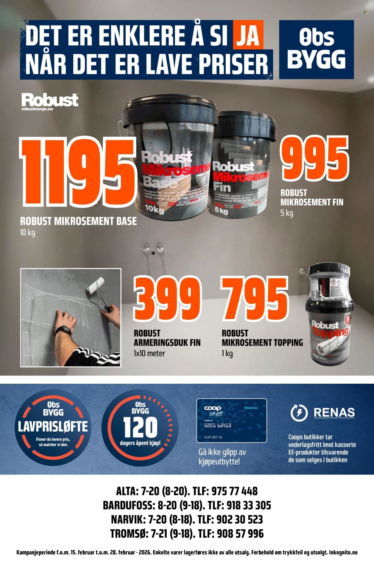 COOP OBS BYGG kundeavis - Uke 8-9 (2026-02-15 - 2026-02-28)