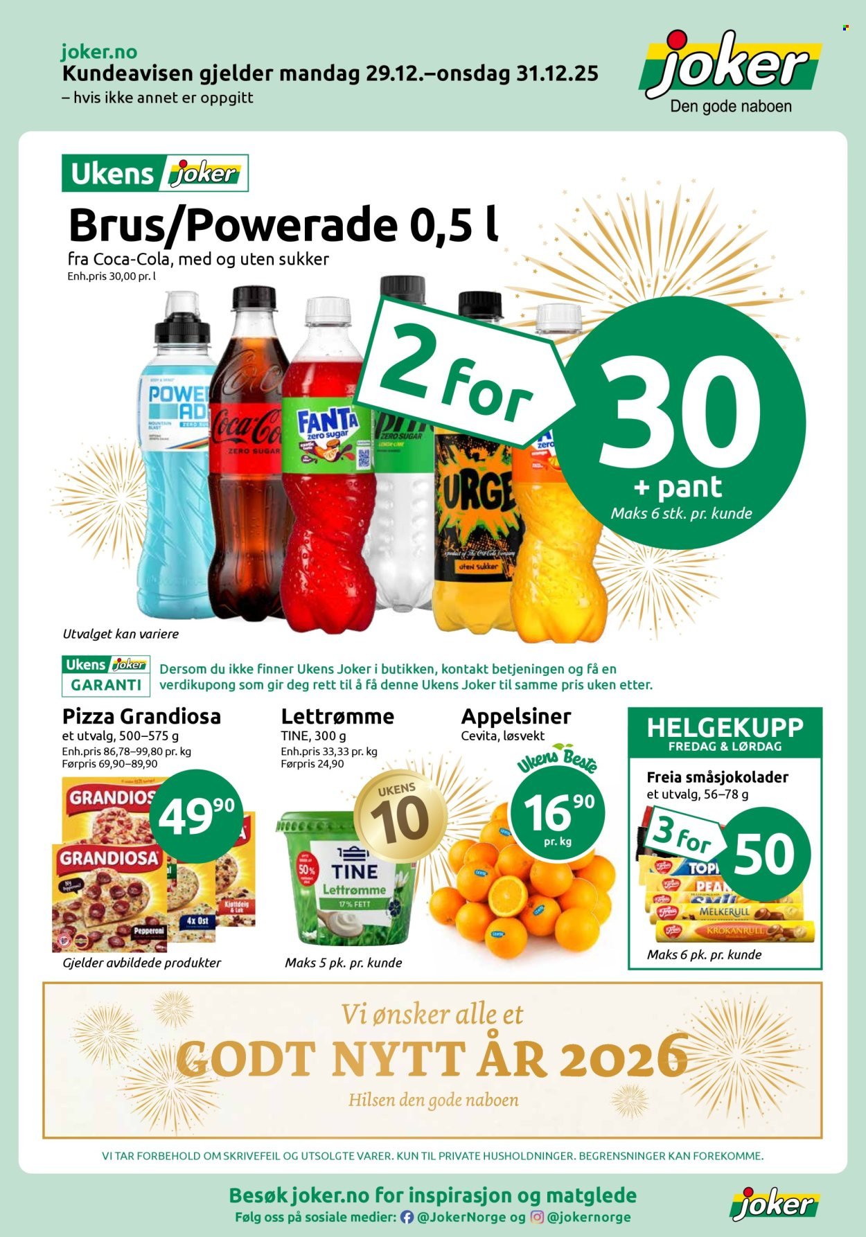 JOKER kundeavis - Fra mandag 29. desember 2025 (2025-12-29 - 2025-12-31)