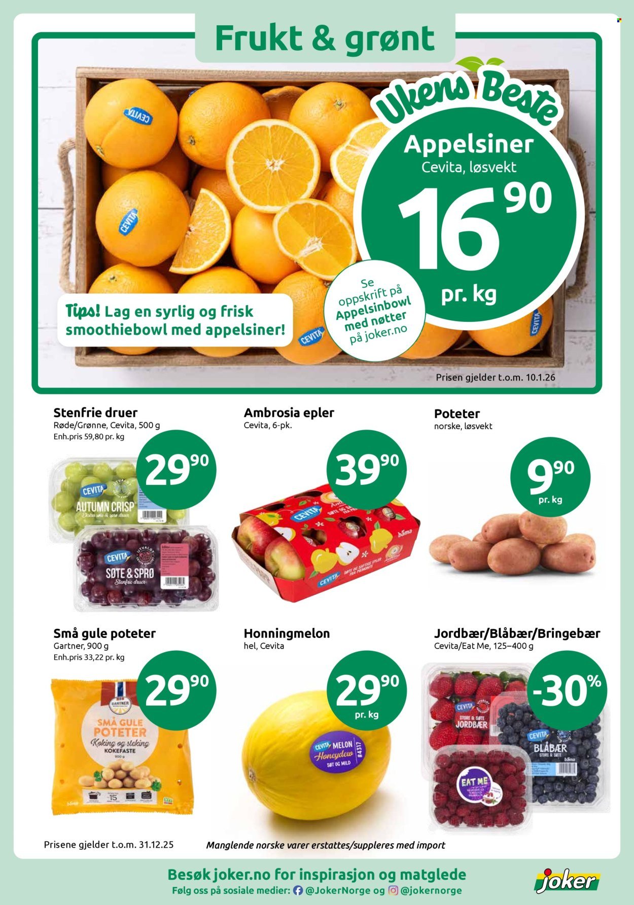 JOKER kundeavis - Fra mandag 29. desember 2025 (2025-12-29 - 2025-12-31)