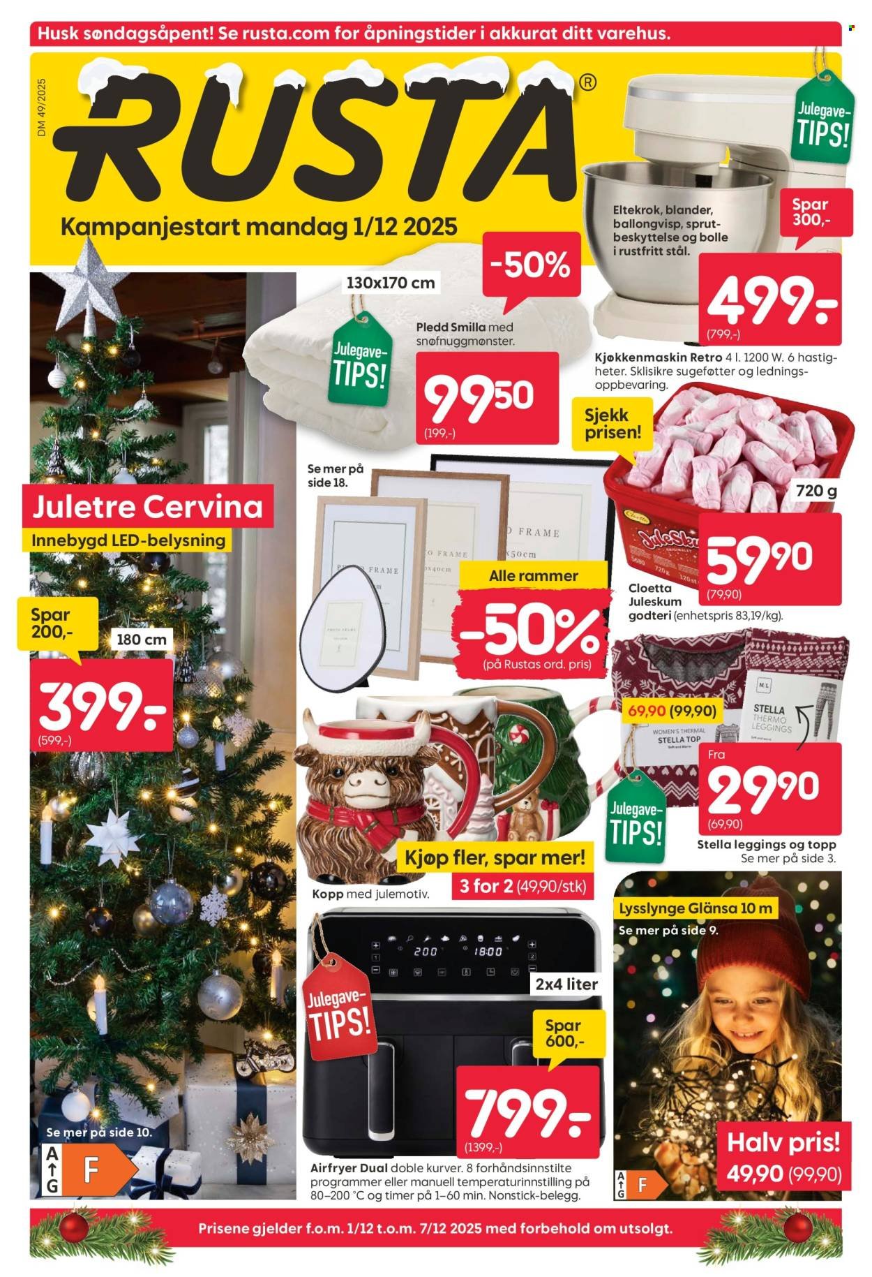 RUSTA kundeavis - Fra mandag 1. desember 2025 (2025-12-01 - 2025-12-07)