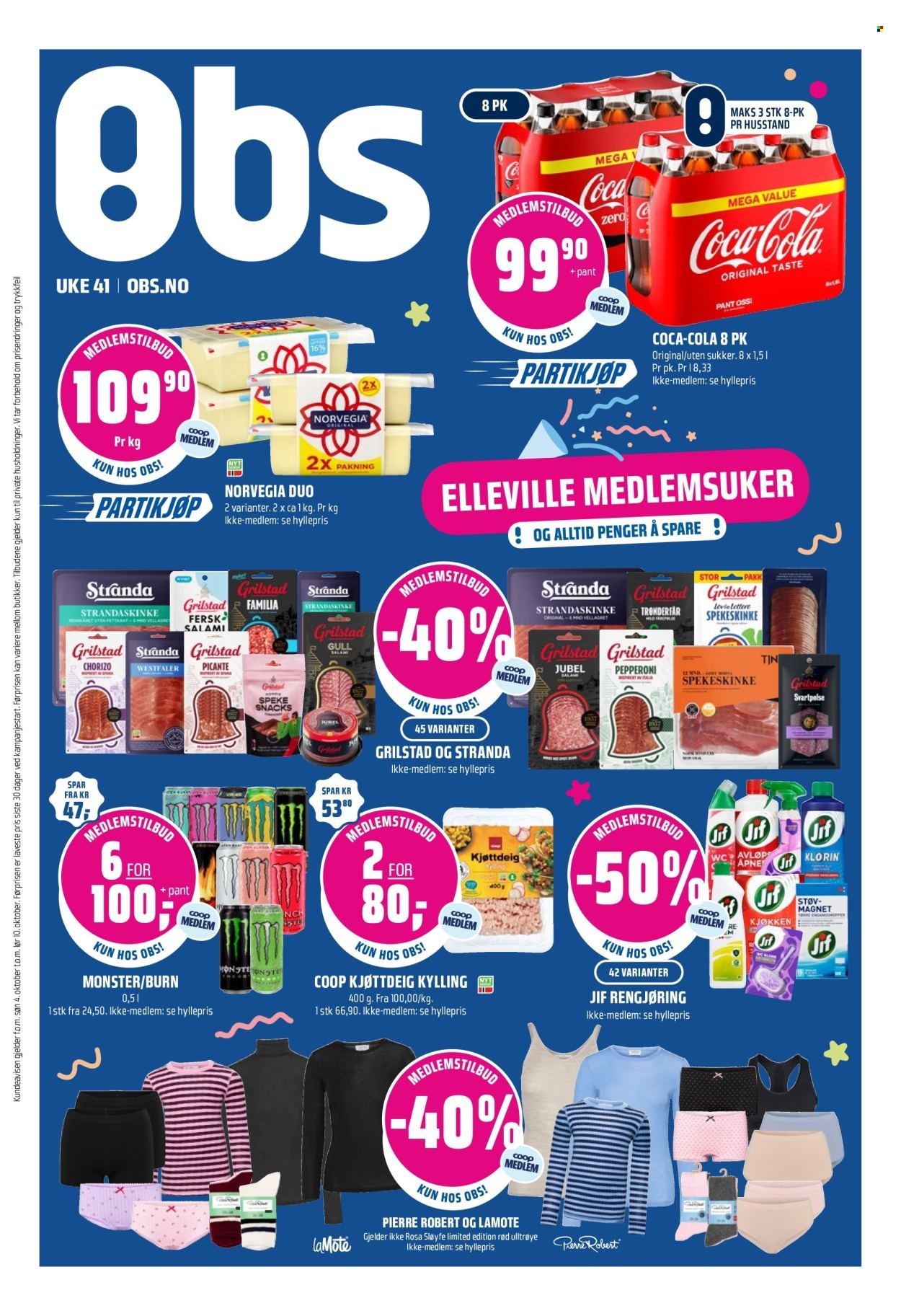 COOP OBS kundeavis - Fra søndag 4. oktober 2026