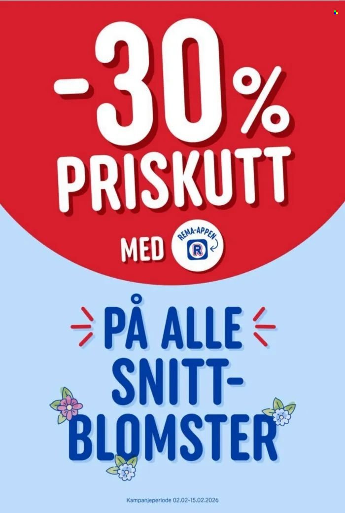 REMA 1000 kundeavis - Uke 6-9 (2026-02-02 - 2026-03-01)