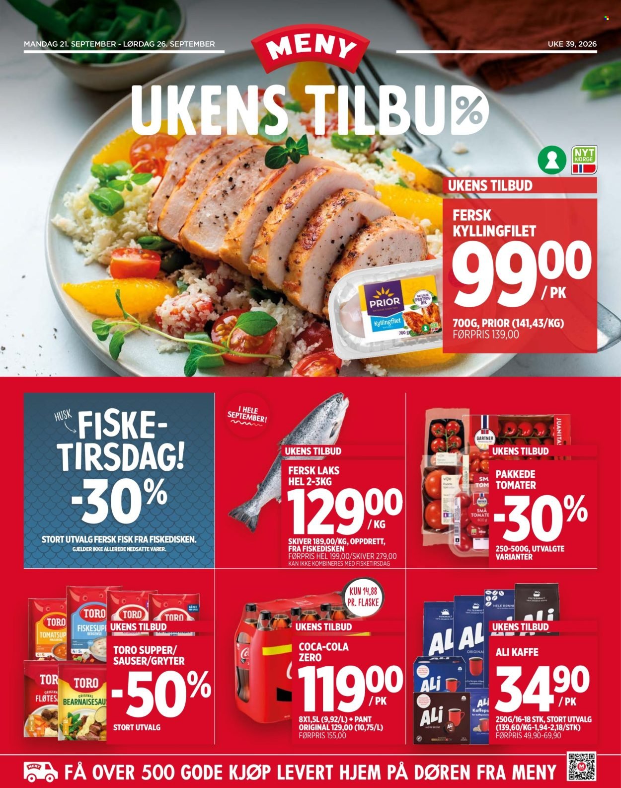 MENY kundeavis - Fra mandag 21. september 2026