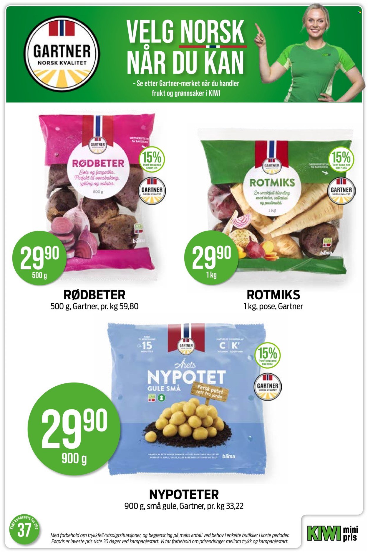KIWI kundeavis - Fra mandag 7. september 2026
