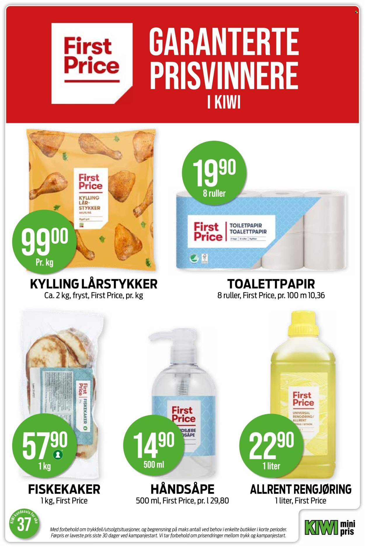 KIWI kundeavis - Fra mandag 7. september 2026