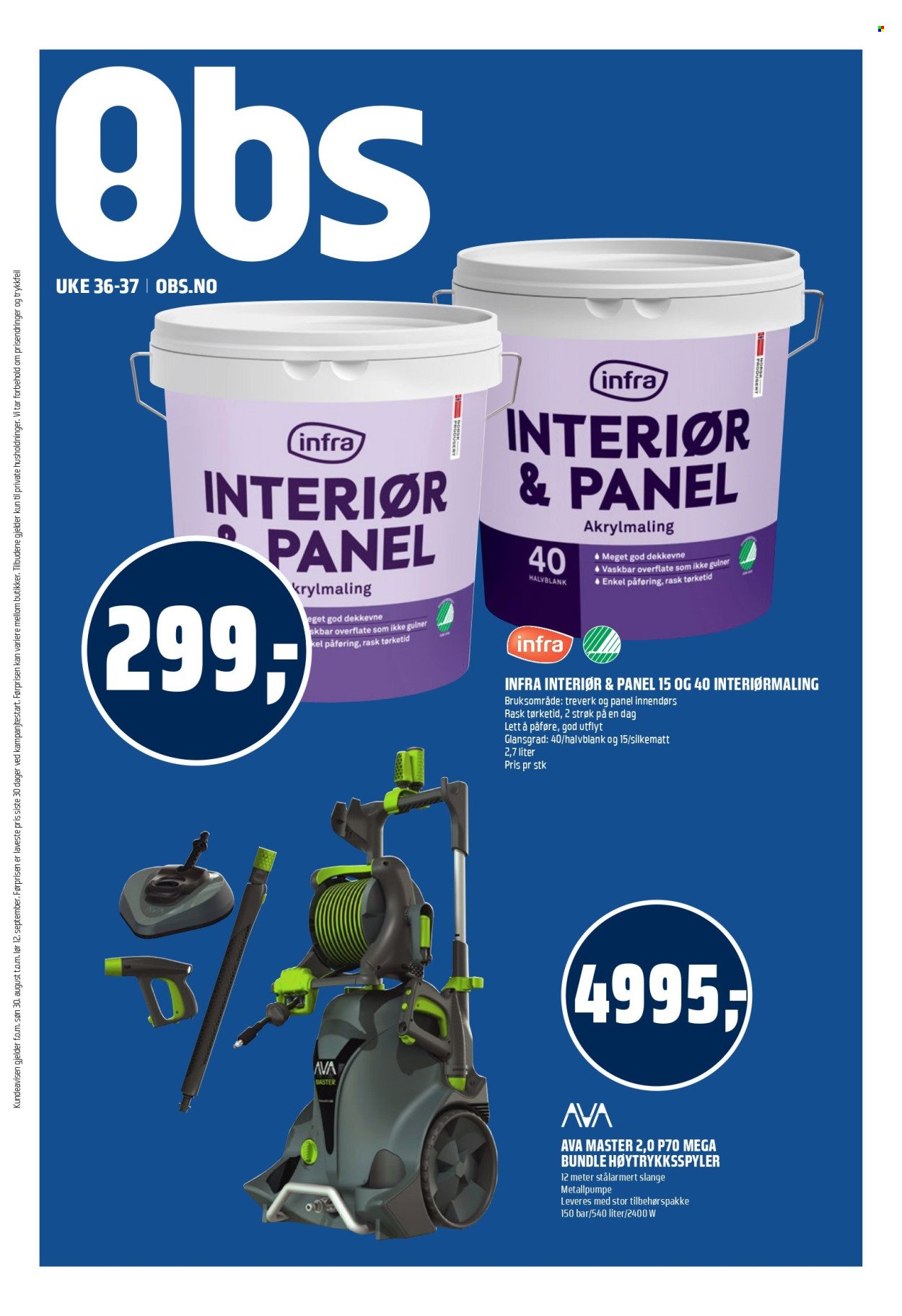 COOP OBS kundeavis - Fra søndag 30. august 2026