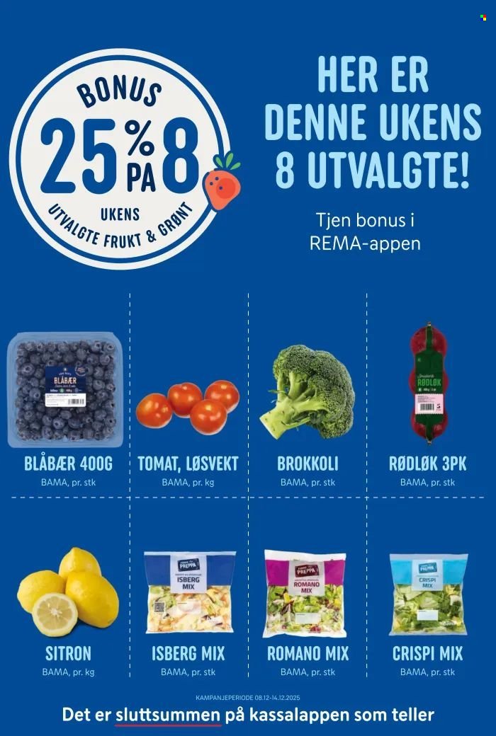 REMA 1000 kundeavis - Uke 50 (2025-12-08 - 2025-12-14)