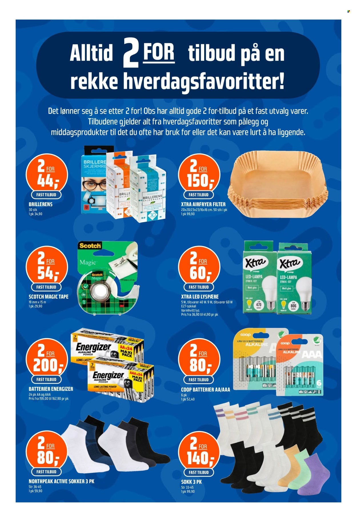 COOP OBS kundeavis - Fra søndag 26. juli 2026
