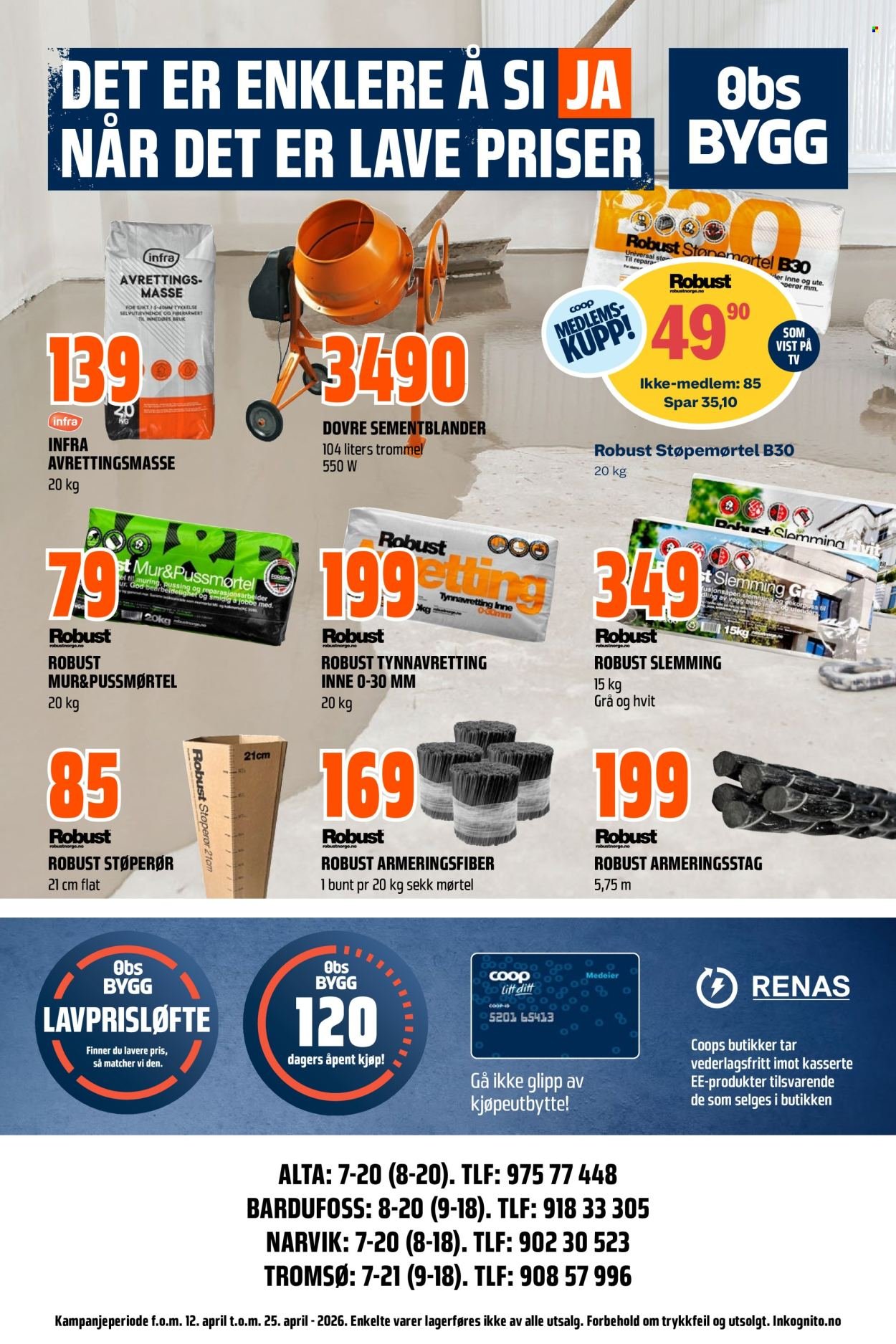 COOP OBS BYGG kundeavis - Uke 16-17 (2026-04-12 - 2026-04-25)