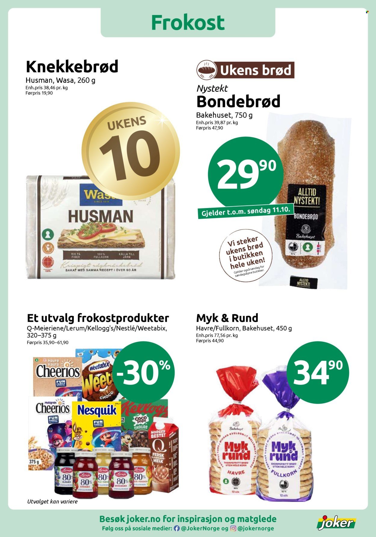 JOKER kundeavis - Fra mandag 5. oktober 2026