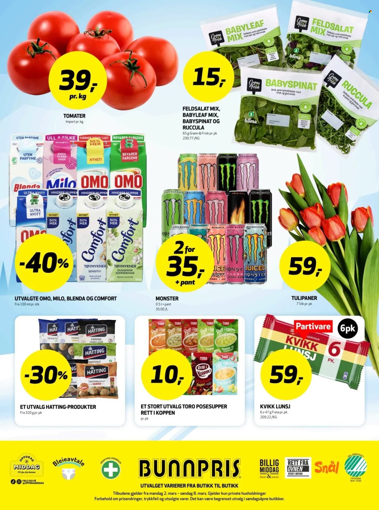 BUNNPRIS kundeavis - Uke 10 (2026-03-02 - 2026-03-08)