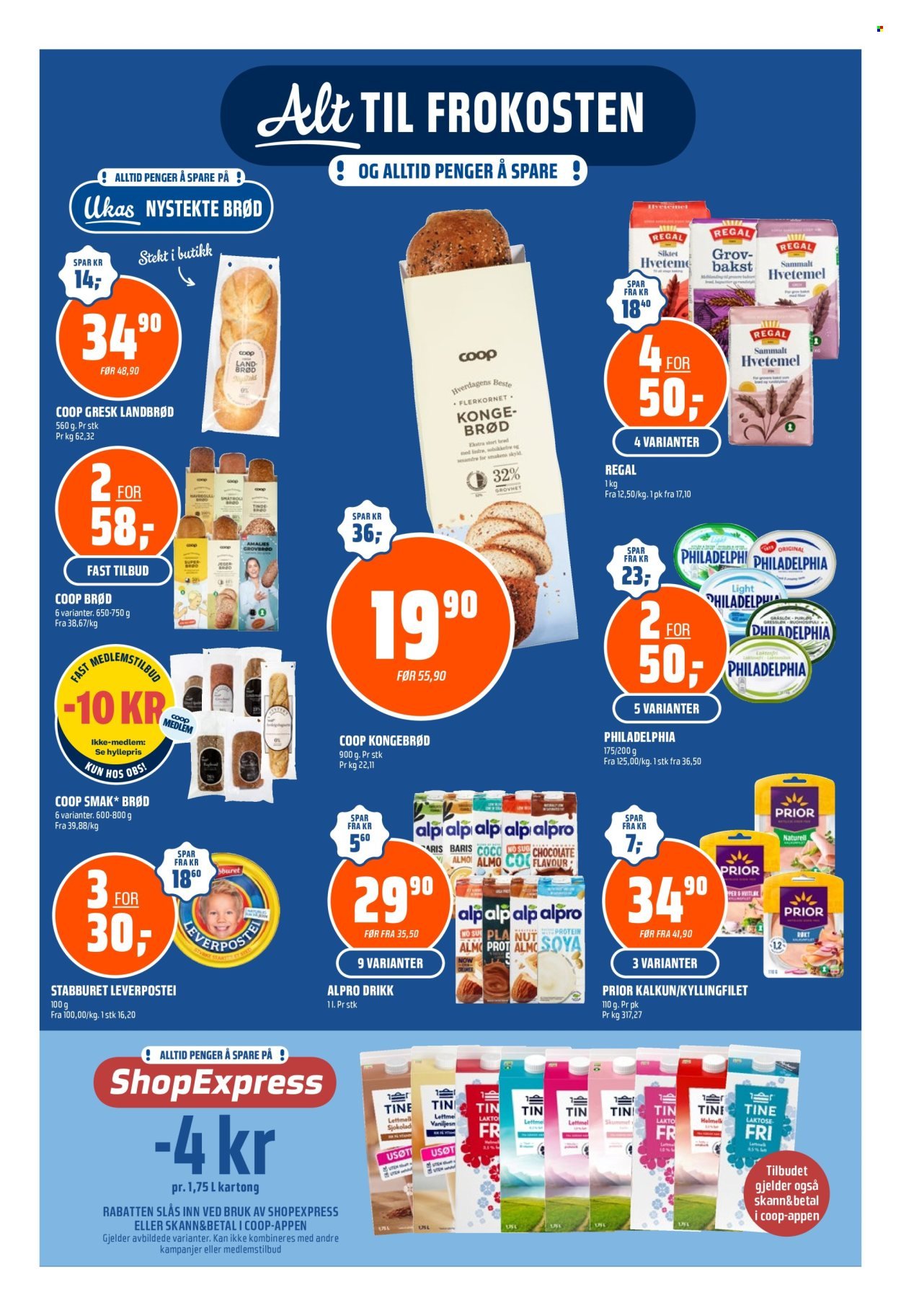 COOP OBS kundeavis - Fra søndag 2. august 2026