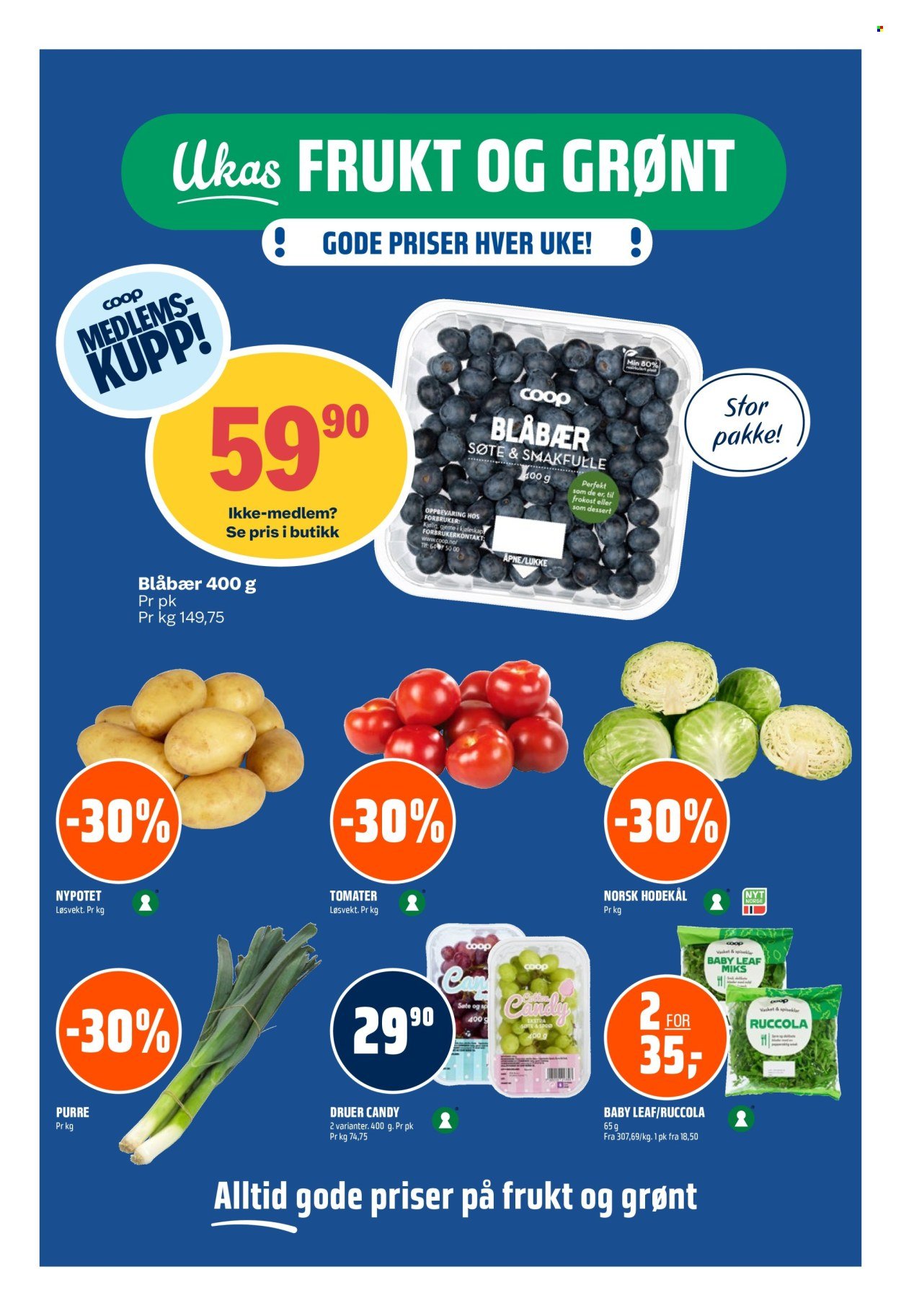 COOP OBS kundeavis - Fra søndag 2. august 2026