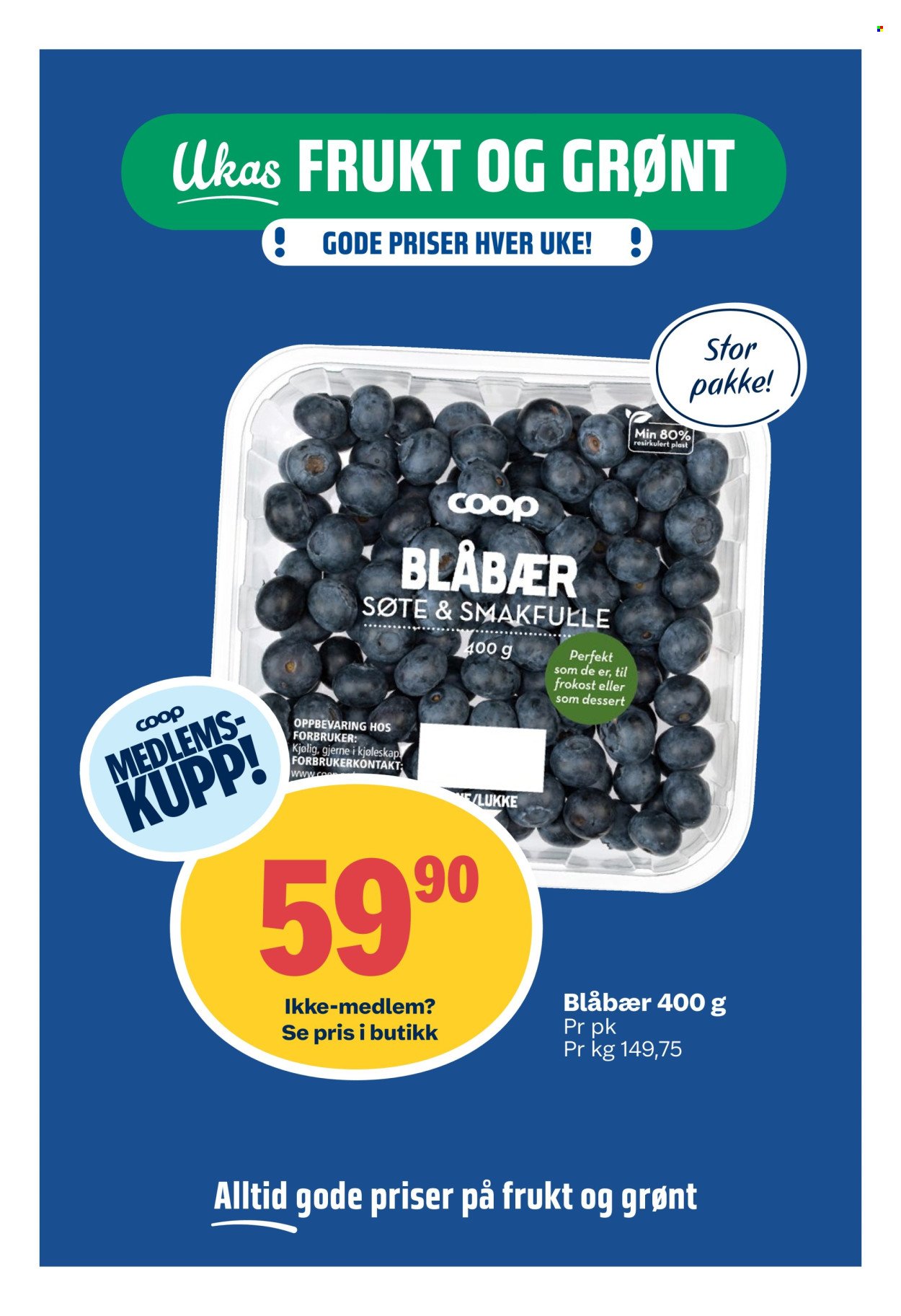 COOP OBS kundeavis - Fra søndag 2. august 2026