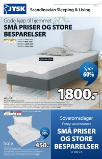 JYSK kundeavis - Fra mandag 5. oktober 2026