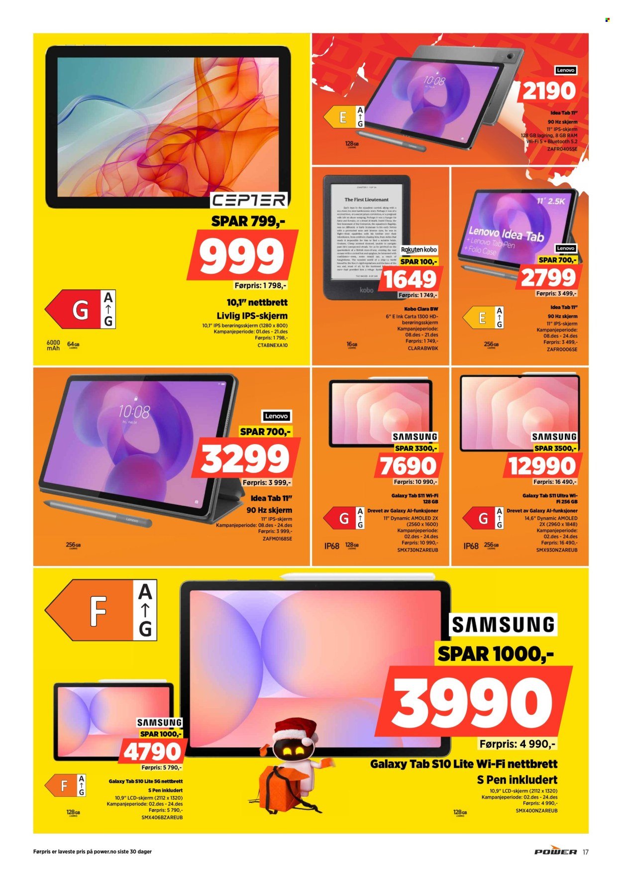 POWER kundeavis - Fra mandag 8. desember 2025 (2025-12-08 - 2025-12-14)