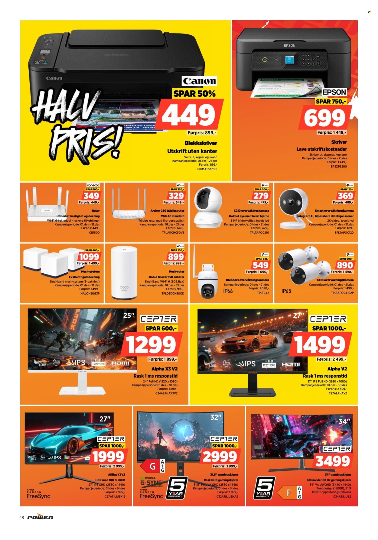 POWER kundeavis - Fra mandag 8. desember 2025 (2025-12-08 - 2025-12-14)
