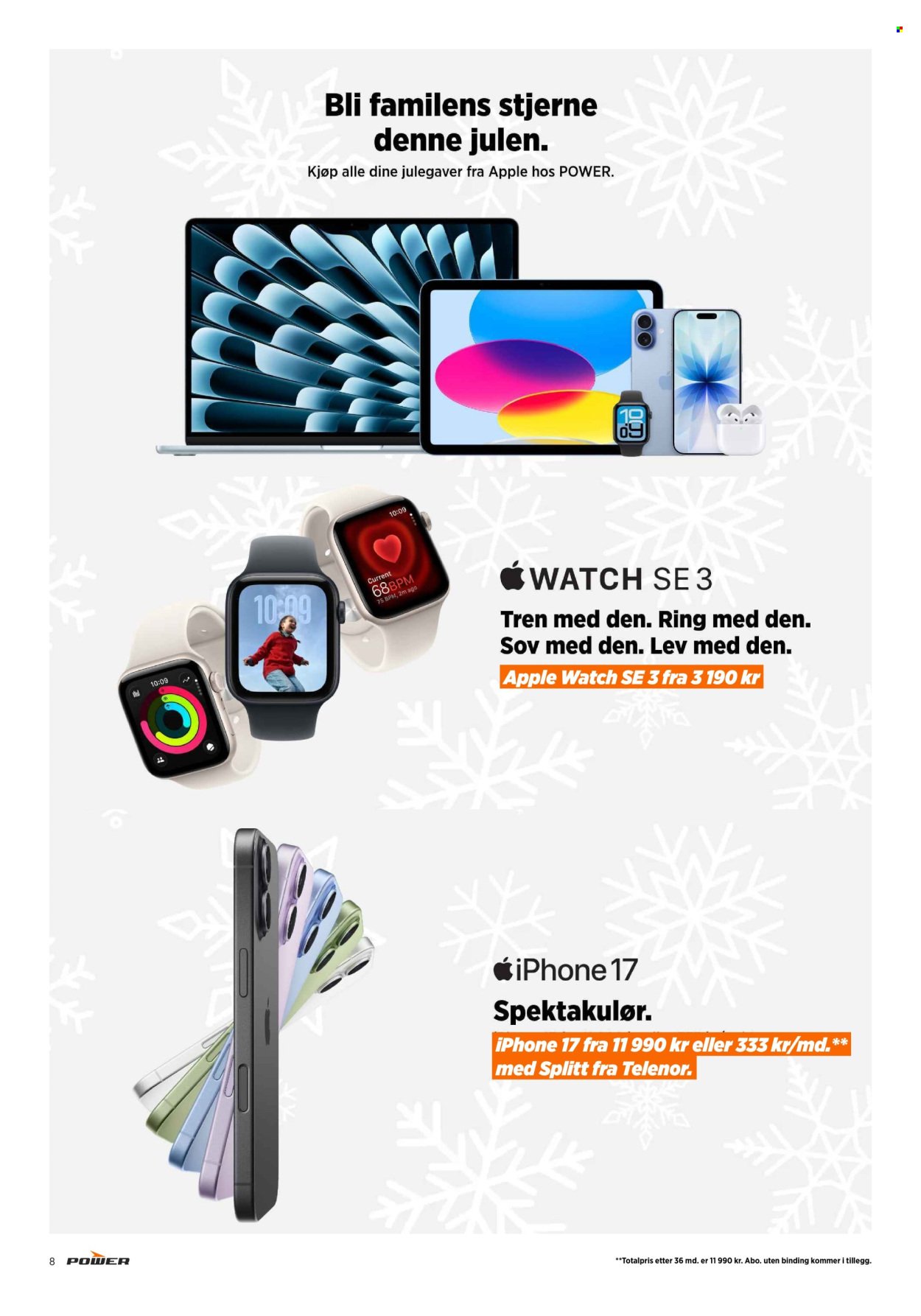 POWER kundeavis - Fra mandag 8. desember 2025 (2025-12-08 - 2025-12-14)