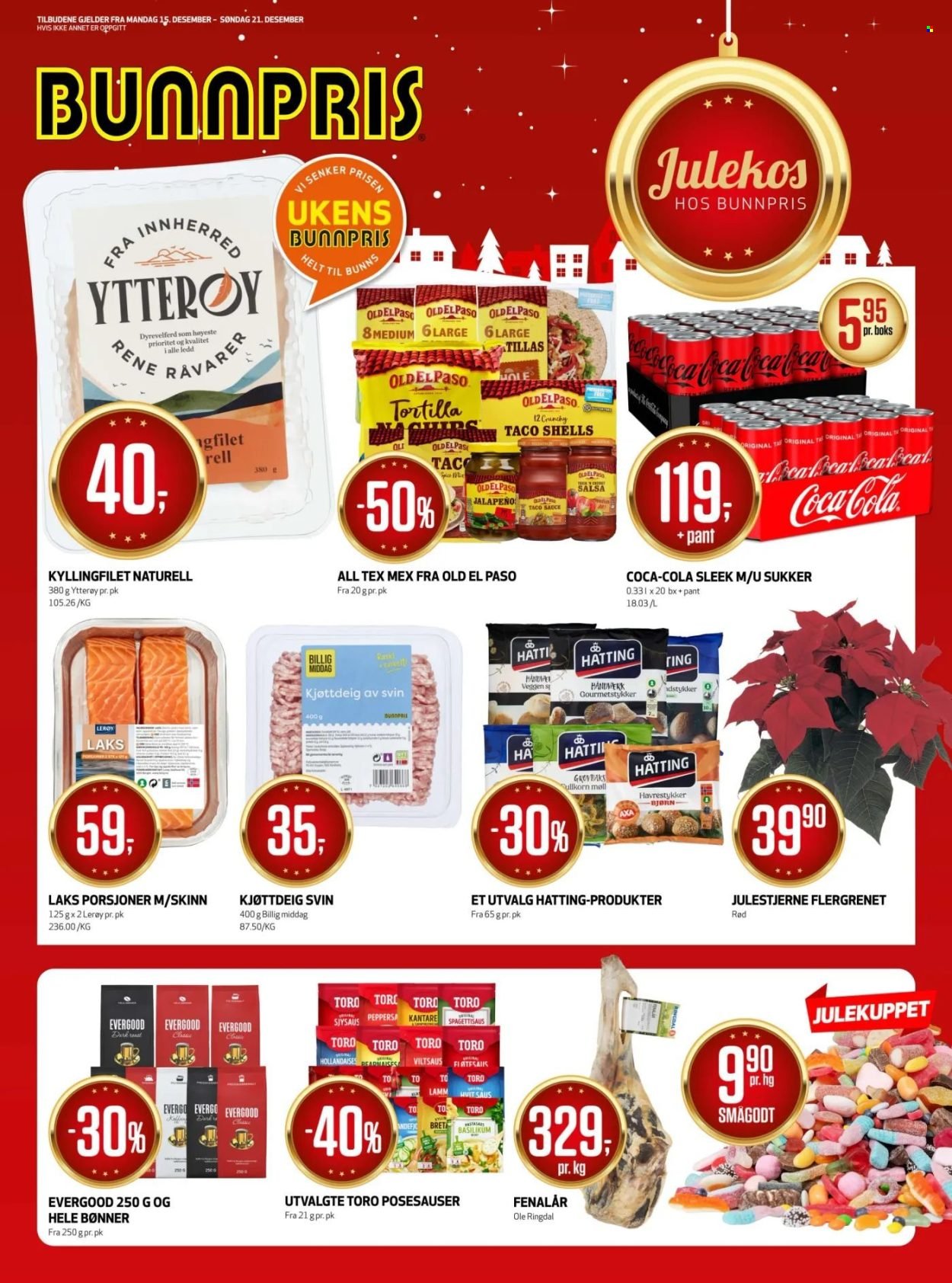 BUNNPRIS kundeavis - Uke 51 (2025-12-15 - 2025-12-21)