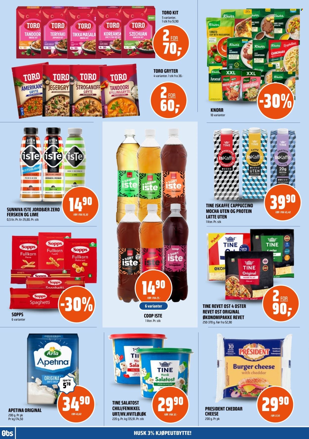 COOP OBS kundeavis - Fra søndag 14. juni 2026