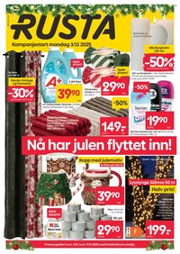 RUSTA kundeavis - Fra mandag 3. november 2025 (2025-11-03 - 2025-11-09)