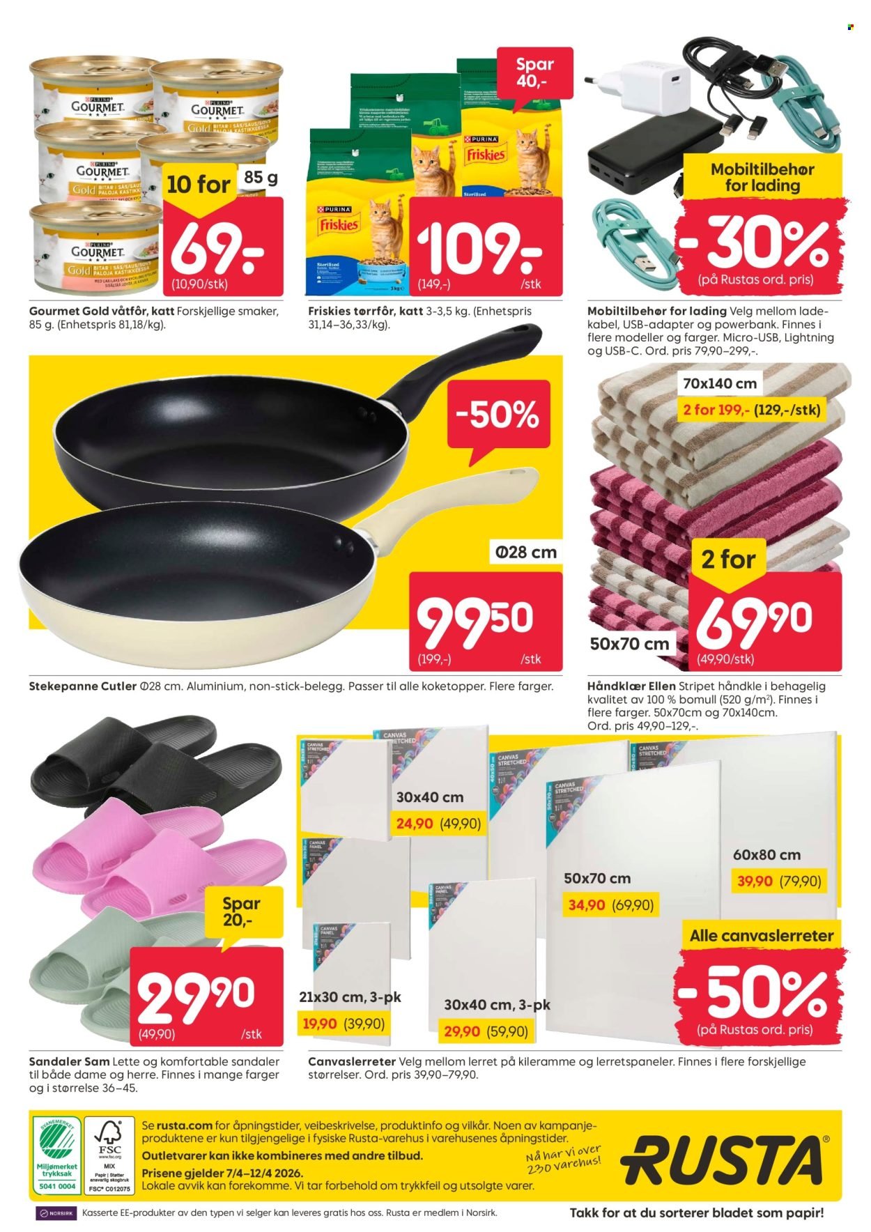 RUSTA kundeavis - Fra tirsdag 7. april 2026 (2026-04-07 - 2026-04-12)