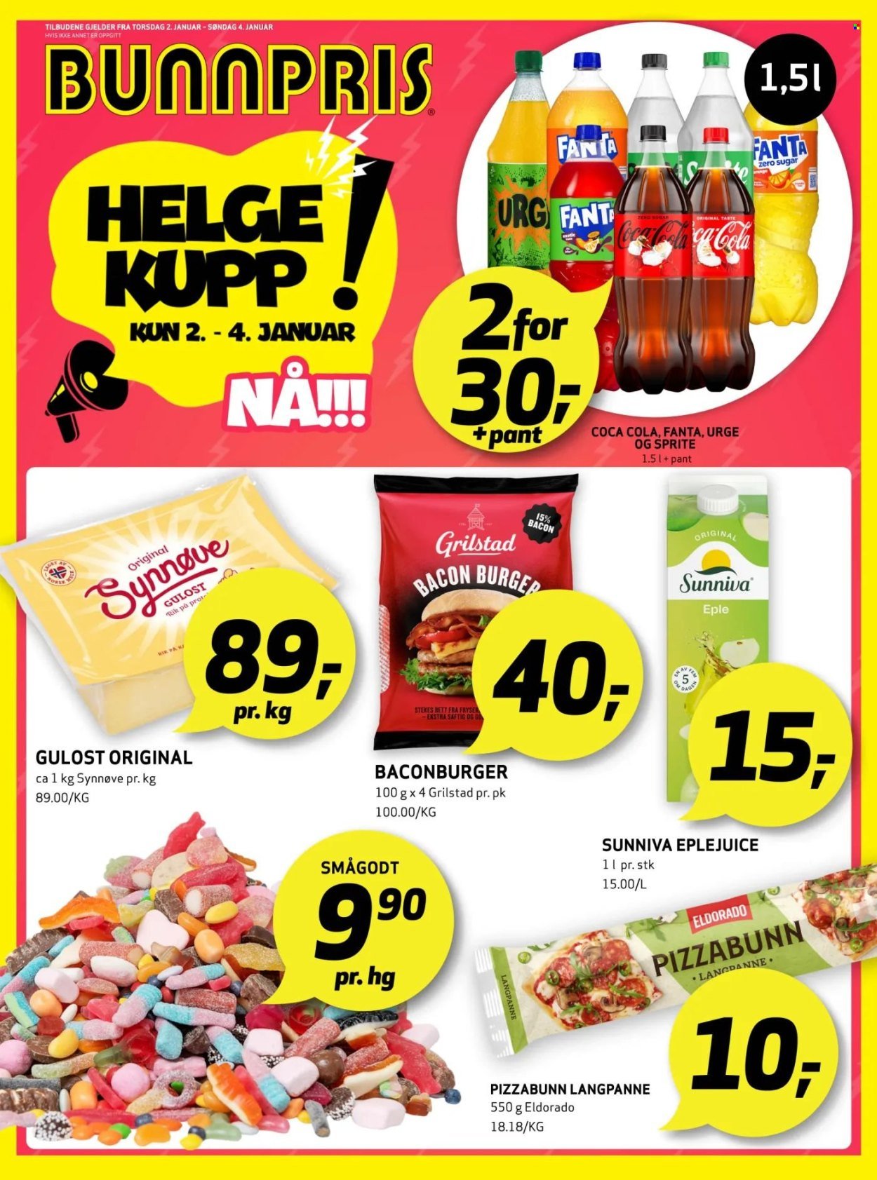 BUNNPRIS kundeavis - Uke 1 (2026-01-02 - 2026-01-04)