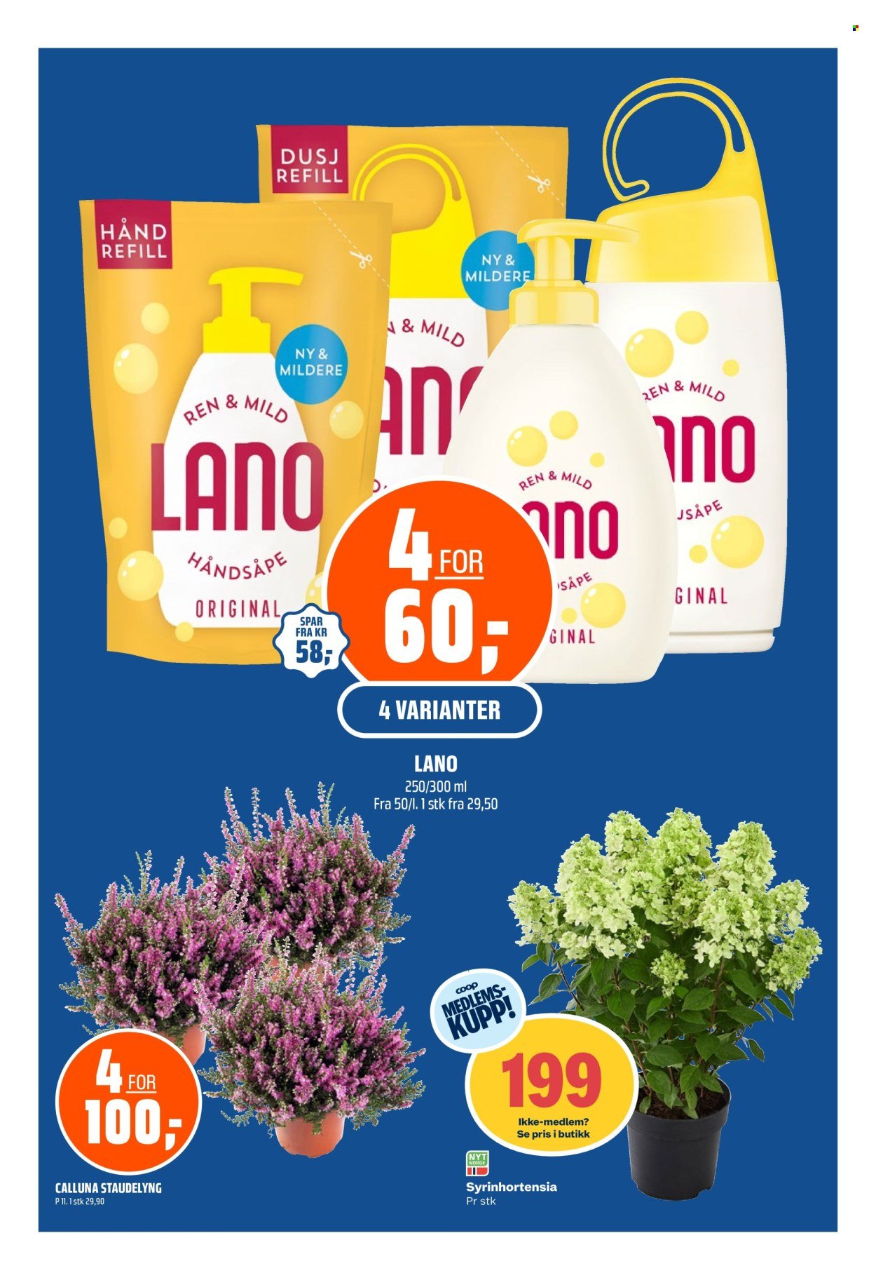 COOP OBS kundeavis - Fra søndag 9. august 2026