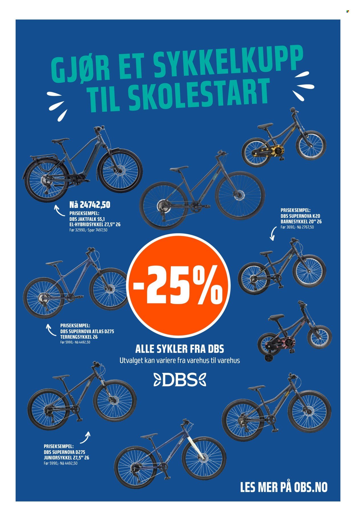 COOP OBS kundeavis - Fra søndag 9. august 2026
